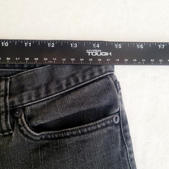 LRL Lauren Jeans Co Boyfriend Fit Black Jeans Size 2P Petite - Picture 6 of 8